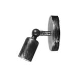 Rsylight Retro Metal Gri Eskitme Mafsallı Dekoratif Duvar Aplik Siyah Üzeri Gri Rt2050000