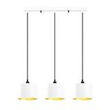 Rsylight Retro Metal Rustik Dekoratif 3 Lü Masa Üstü Sıralı Sarkıt Avize Genişlik 60 Cm Beyaz