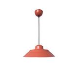 Rsylight Retro Metal Rustik Dekoratif Nar Çiçeği Tekli Sarkıt Avize Çap:29 Cm Kırmızı