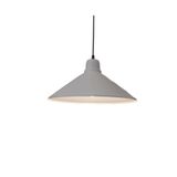 Rsylight Retro Metal Sarkıt Avize Rustik Tekli Beyaz 38 Cm