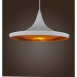 Rsylight Retro Metal Sarkıt Avize Rustik Tekli Beyaz Içi Sarı 36 cm - Siyah