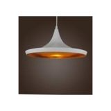 Rsylight Retro Metal Sarkıt Avize Rustik Tekli Beyaz Içi Sarı 36 Cm