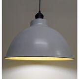 Rsylight Retro Metal Sarkıt Avize Rustik Tekli Sarkıt Beyaz Içi Beyaz - Siyah