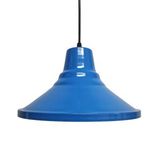 Rsylight Retro Metal Sarkıt Avize Rustik Tekli Sarkıt Mavi İçi Beyaz Çocuk Odası Genç Odası Aydınlatma