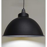 Rsylight Retro Metal Sarkıt Avize Rustik Tekli Sarkıt Siyah İçi Sarı