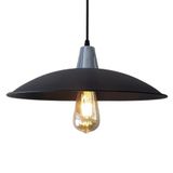 Rsylight Retro Metal Sarkıt Rustik Tekli Sarkıt Siyah Krom Askılı Avize