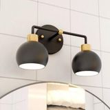 Rsylight Retro Metal Siyah 2 li Tavan Duvar Dekoratif Vintage Rustik Aplik
