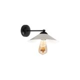 Rsylight Retro Metal Siyah Gövde Beyaz Başlık Aplik 23 Cm Siyah Ve Beyaz Rt5062000