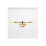 Rsylight Retro Modern Gold 2 Li Tavan Plofyoner Rustik Avize