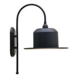 Rsylight Retro Rustik Dekoratif Metal Siyah Baston Kol Vintage Aplik