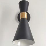 Rsylight Retro Rustik Dekoratif Metal Siyah Mafsallı Vintage Aplik