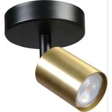 Rsylight Retro Siyah Eskitme Led Spot Tavan Plofyoner Aplik180 Derece Hareketli Beyaz Ampullü