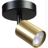 Rsylight Retro Siyah Eskitme Led Spot Tavan Plofyoner Aplik180 Derece Hareketli Günışığı Ampullü