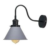 Rsylight Retro Siyah Gri Metal Modern Dekoratif Rustik Aplik