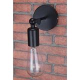 Rsylight Retro Siyah Mafsallı Kampanya Aplik