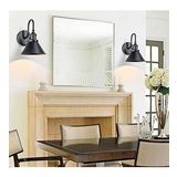 Rsylight Retro Siyah Metal Modern Dekoratif Rustik Aplik