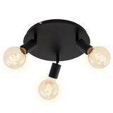 Rsylight Retro Tavan Plofyoner 180 Derece Hareketli 3 Lü Avize