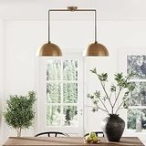 Rsylight Retro Vintage Eskitme Kaplama Masa Üstü Moden 2 Li Dekoratif Avize Altın