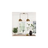 Rsylight Retro Vintage Eskitme Kaplama Masa Üstü Moden 2 Li Dekoratif Avize - Siyah - Eskitme - 0