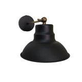 Rsylight Rustik Retro Siyah İçi Gold Mafsallı Dekoratif Hareketli Duvar Aplik Siyah RYS001140