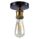 Rsylight Rys Retro Dekoratif Siyah Eskitme Metal Duvar Aplik Tavan Avize - 1