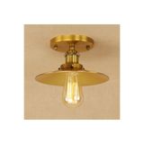 Rsylight Rys Retro Eskitme Kaplama Tekli Tavan Ploftoner Avize Çap:23 Cm