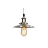Rsylight Rys Retro Inox Dekoratif Rustik Tekli Sarkıt Çap.23 Cm