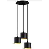 Rsylight Rys Retro Metal 3 Lü Dekoratif Rustik Sarkıt Avize Çap 30 cm - 1 - Siyah