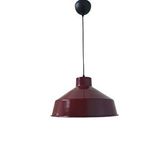 Rsylight Rys Retro Metal Bordo Dekoratif Ruktik Tekli Sarkıt Kafe Mutfak Aydınlatma Çap:30 Cm