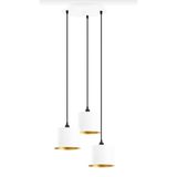 Rsylight Rys Retro Metal Dekoratif Beyaz Rustik 3 Lü Dekoratif Sarkıt Avize Çap:30 Cm