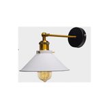 Rsylight Rys Retro Metal Dekoratif Mafsallı Akrobatik Beyaz Duvar Aplik Çap.23 Cm