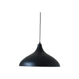 Rsylight Rys Retro Metal Dekoratif Rustik Kafe Mutfak Aydınlatma Siyah Içi Siyah Sarkıt Avize Çap:35 cm - 1