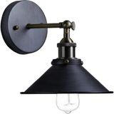 Rsylight Rys Retro Metal Dekotatif Siyah Rustik Mafsallı Duvar Aplik - 1