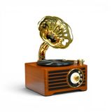 Rt-603a Gramafon Mini Nostalji Radyo,bluetooth Nostaljik Trend Radyo