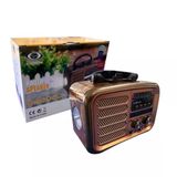 Rt-701 Retro Radyo Bluetooth Hoparlör - Usb/Sd Kart Girişli, 3 Bant Radyo Alıcılı, Taşınabilir Şarjlı Nostaljik Radyo