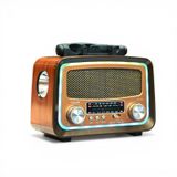 Rt-730a Nostalji Mini Fenerli Radyo,bluetooth Özellikli Ledli Nostaljik Radyo