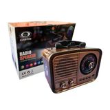 Rt677 Retro Radyo Bluetooth Hoparlör Usb/Sd Kart Girişli, 3 Bant Radyo Alıcılı, Taşınabilir Şarjlı Nostaljik Radyo