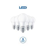 Rtl01123-5 Rother A60 Led Ampul 9W E27 810 Lümen 3000K Sarı Işık Enerji Tasarruflu Ampul 5 Adet