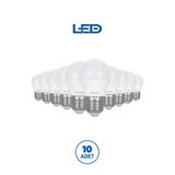 Rtl09101-10 Rother G45 Led Ampul 6W E27 470 Lümen 6000K Beyaz Işık Enerji Tasarruflu Ampul 10 Adet
