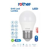 Rtl09101 Rother G45 Led Ampul 6W E27 470 Lümen 6000K Beyaz Işık - Enerji Tasarruflu Ampul