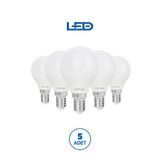 Rtl09201 Rother G45 Led Ampul 6W E14 470 Lümen 6000K Beyaz Işık Enerji Tasarruflu Ampul 5 Adet