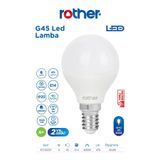 Rtl09201 Rother G45 Led Ampul 6W E14 470 Lümen 6000K Beyaz Işık - Enerji Tasarruflu Ampul