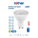 Rtl11101 Rother Gu10 Led Spot Ampul 6W 540 Lümen 6000K Beyaz Işık - Enerji Tasarruflu Ampul Vitrin