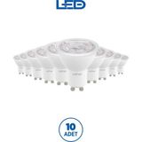Rtl11121-10 Rother Gu10 Led Spot Ampul 6W 540 Lümen 3000K Sarı Işık Enerji Tasarruflu Ampul 10 Adet