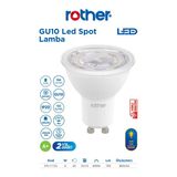 Rtl11123 Rother Gu10 Led Spot Ampul 8W 700 Lümen 3000K Sarı Işık - Enerji Tasarruflu Ampul Vitrin