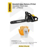 RTM960SET Benzinli Ağaç Kesme Motoru 2'li Set -Eldiven