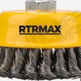 RTRMAX 100 mm Burgulu Çanak Fırça