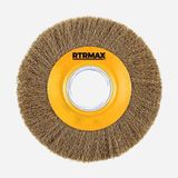 RTRMAX 125 mm Saçaklı Daire Tel Fırça