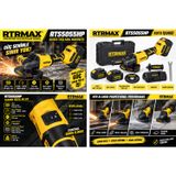 RTRMAX Akülü Avuç Taşlama RTS5055