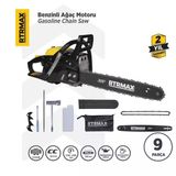 Rtrmax Benzinli Ağaç Kesme Makinesi, 450Mm 3 Hp / 56,5 Cc